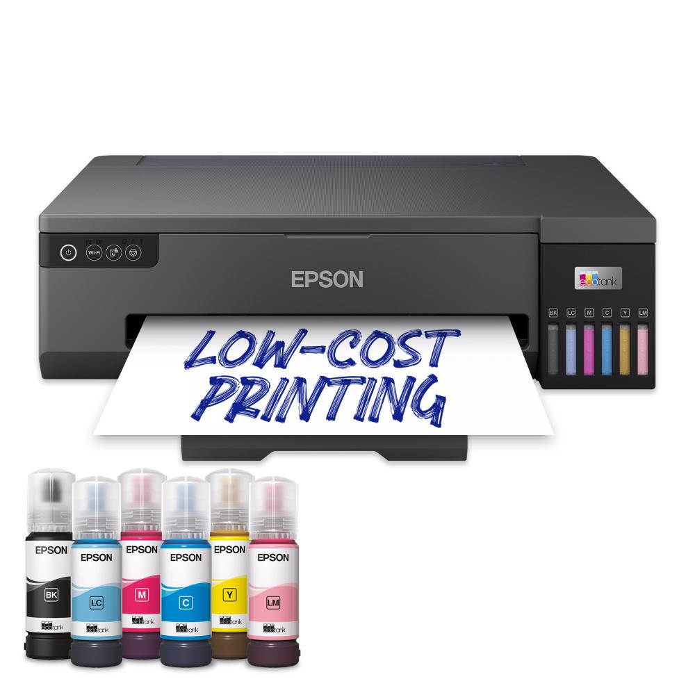 Epson EcoTank L18050 A3+ Ink Tank Photo Printer | 6-Colour Printing | Borderless A3+ Photos | Wi-Fi & Wi-Fi Direct | CD/DVD & PVC/ID Card Printing