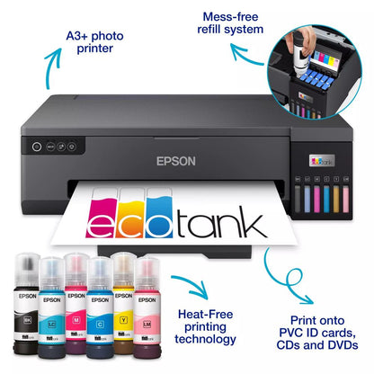 Epson EcoTank L18050 A3+ Ink Tank Photo Printer | 6-Colour Printing | Borderless A3+ Photos | Wi-Fi & Wi-Fi Direct | CD/DVD & PVC/ID Card Printing