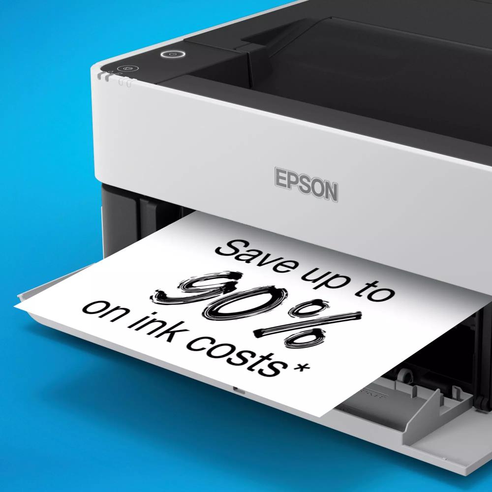 Epson EcoTank M1170 A4 Mono Wi-Fi Ink Tank Printer | Wireless Printing | Auto Duplex | Up to 11,000 Pages