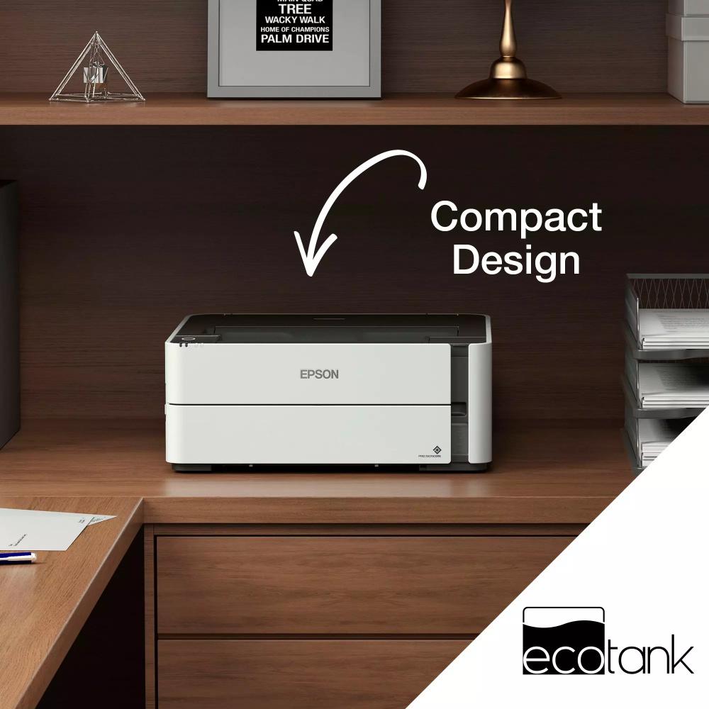 Epson EcoTank M1170 A4 Mono Wi-Fi Ink Tank Printer | Wireless Printing | Auto Duplex | Up to 11,000 Pages