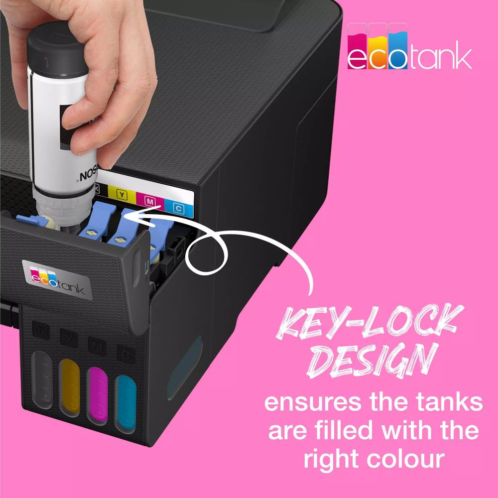 Epson 103 EcoTank Ink Series | Genuine Epson Ink Bottles | 65ml | Black, Cyan, Magenta & Yellow