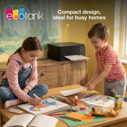 Epson EcoTank L3310 A4 Multifunction Ink Tank Printer | Print, Scan & Copy | 5760 × 1440 DPI | 11 ipm | USB | Black
