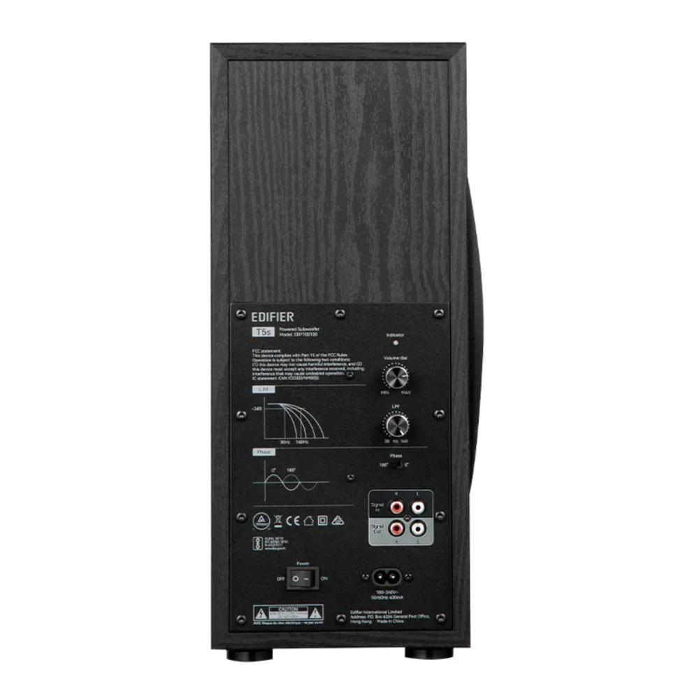 Edifier T5s Powered Subwoofer | 8-Inch Long-Throw Woofer | 70W RMS | Deep Bass Performance