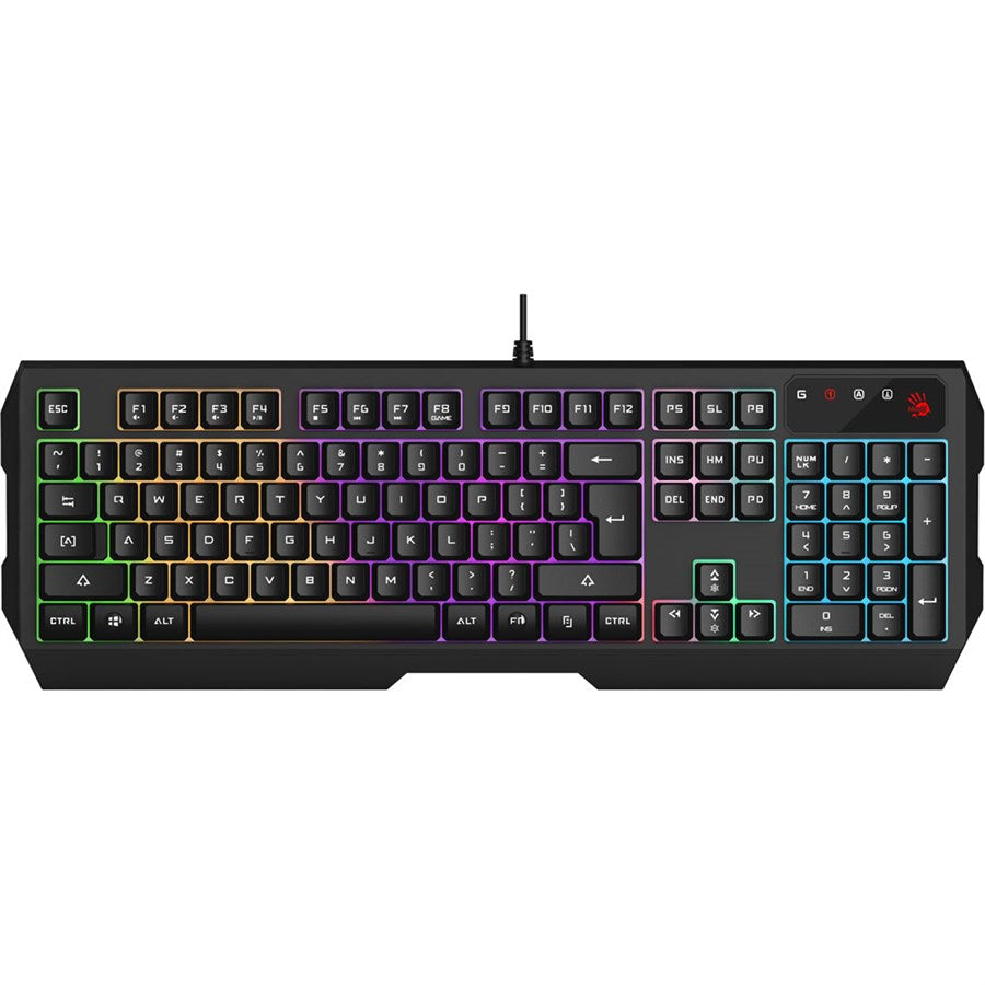 Bloody B135N Neon Illuminated Gaming Keyboard - Black