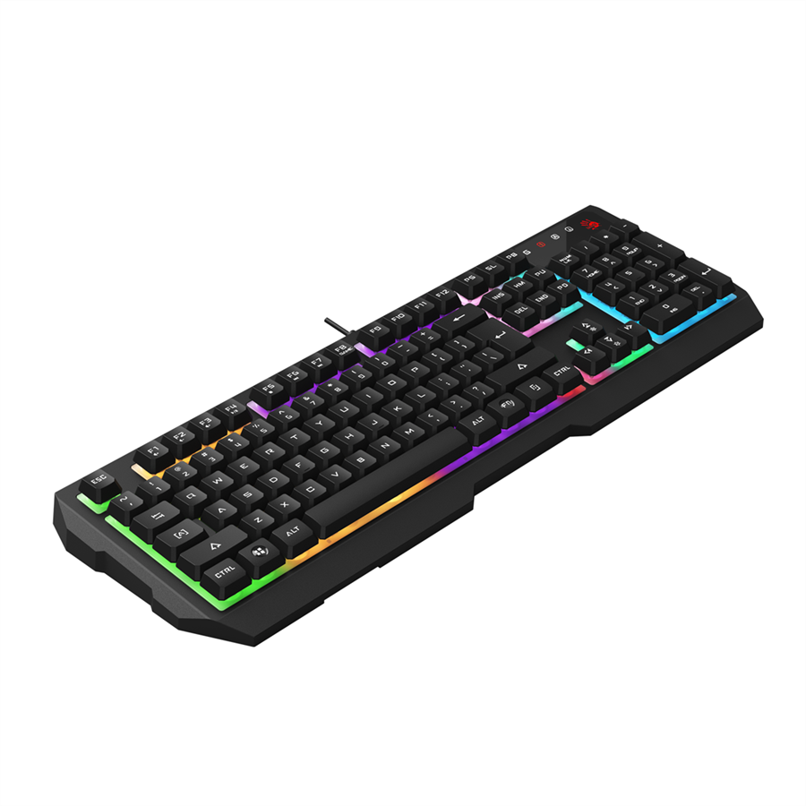 Bloody B135N Neon Illuminated Gaming Keyboard - Black