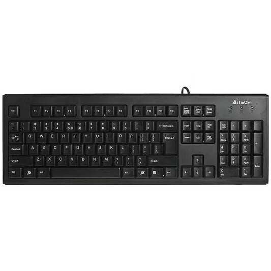 A4Tech KR‑8355S | Multimedia FN Wired Combo Set – Black Edition