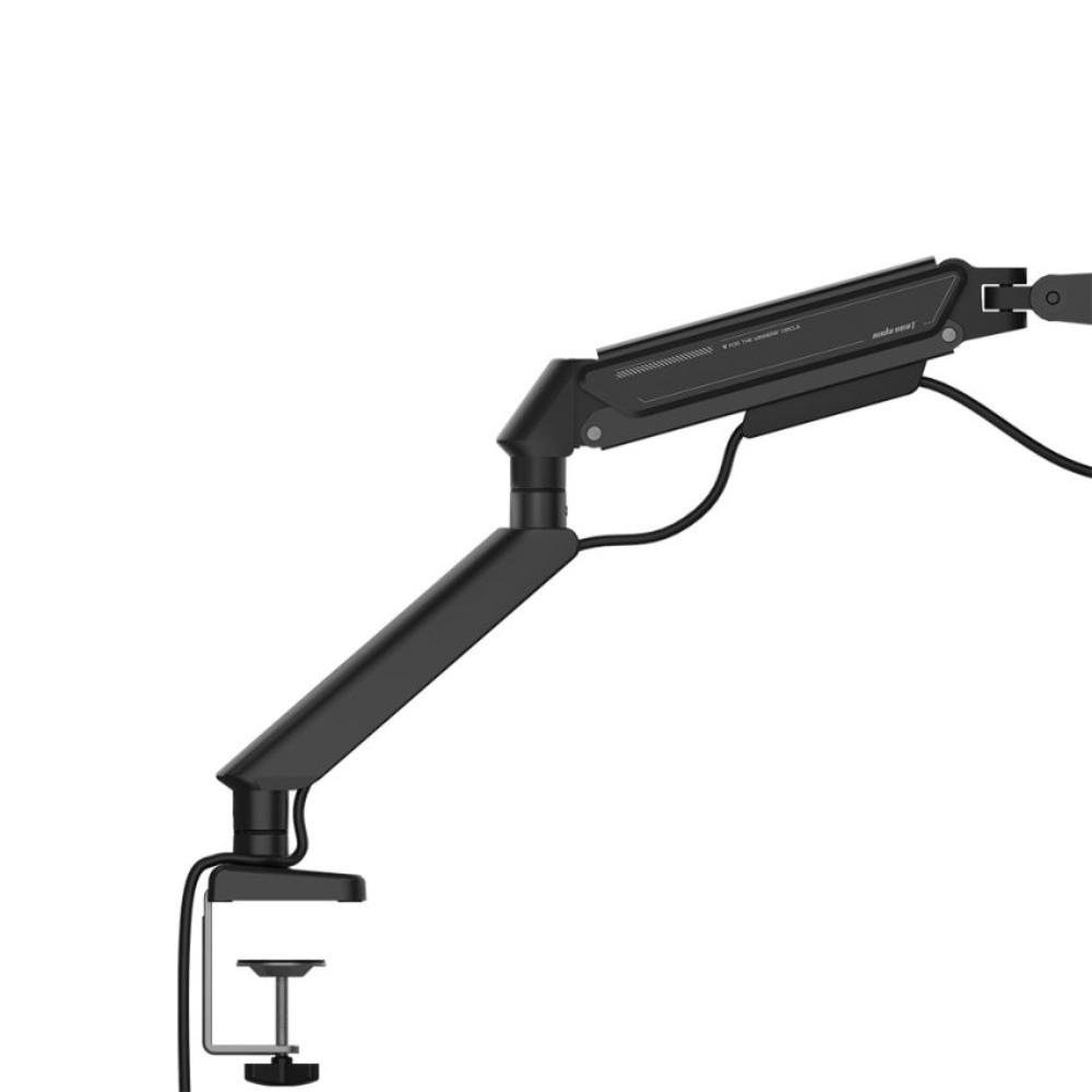 AndaSeat Stealth II A6D Ergonomic Single Monitor Arm | Gas Spring Monitor Mount | 17"–32" | Full Motion Adjustment