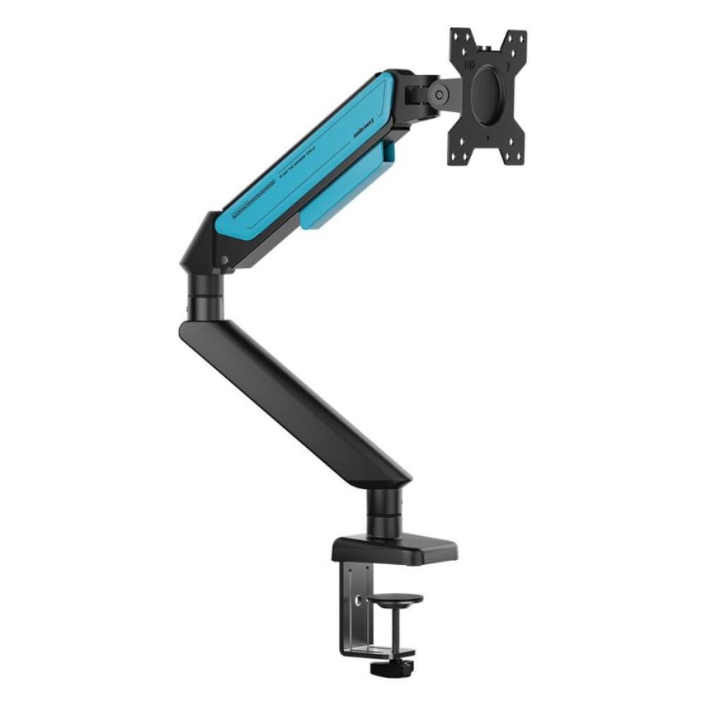 AndaSeat Stealth II A6D Ergonomic Single Monitor Arm | Gas Spring Monitor Mount | 17"–32" | Full Motion Adjustment