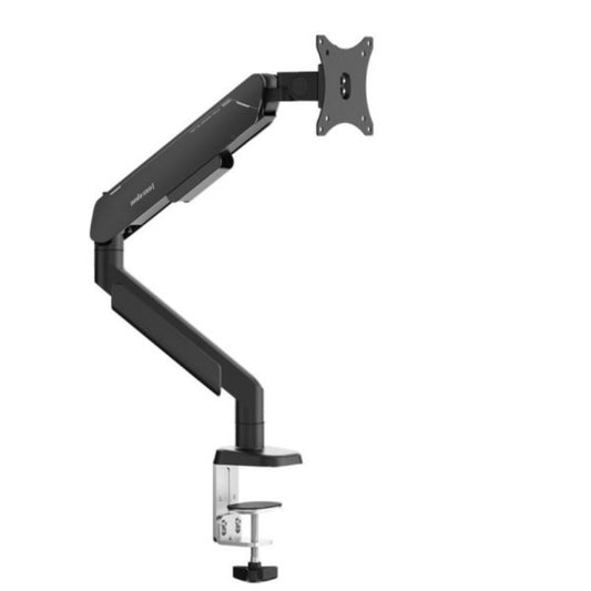 AndaSeat Stealth Pro II Single Monitor Arm | Heavy-Duty Gas-Spring Mount for 17" to 42" Screens