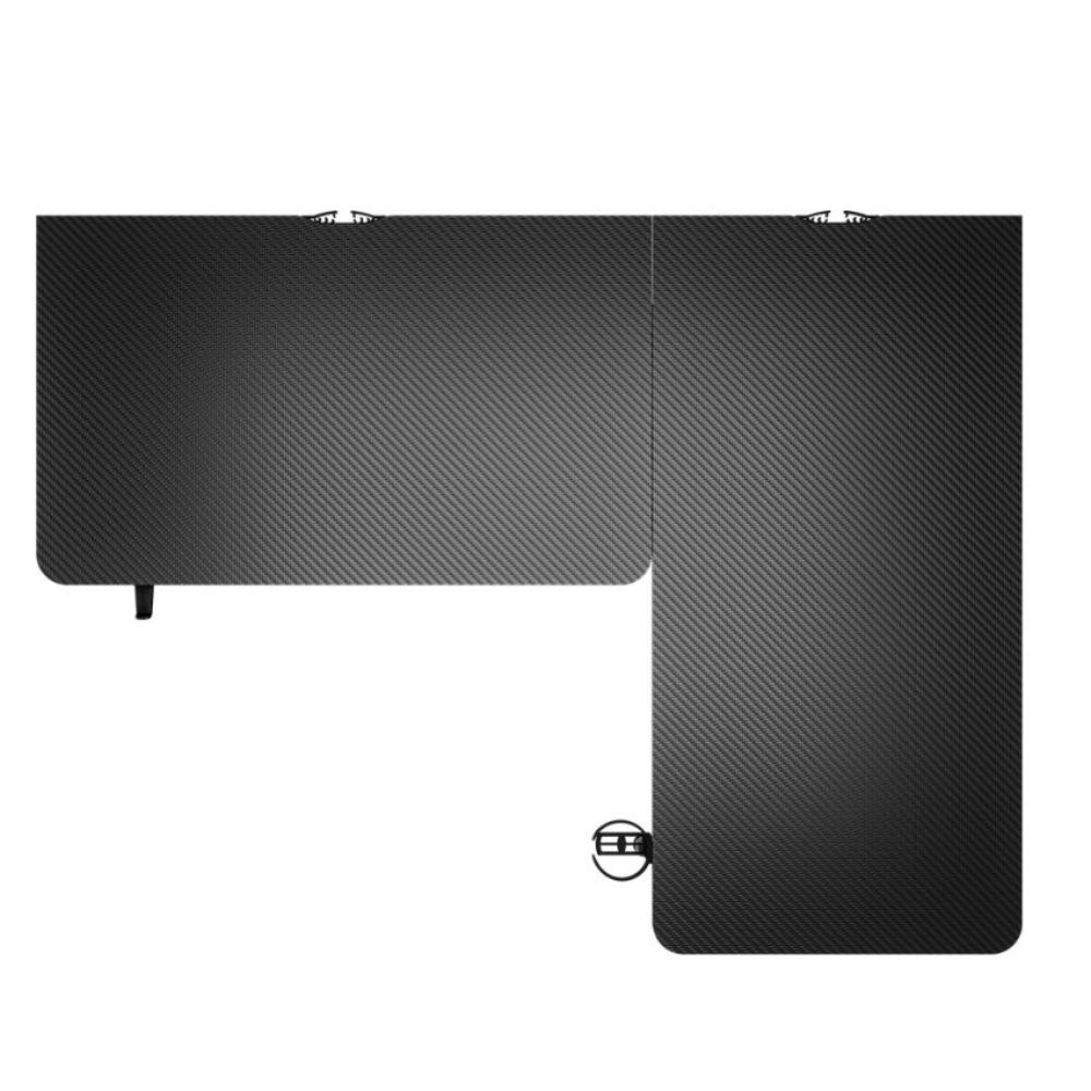 AndaSeat Wind Seeker L-Shaped Gaming Desk | Carbon Fiber Surface | 160cm Corner Gaming Desk | Heavy-Duty Steel Frame