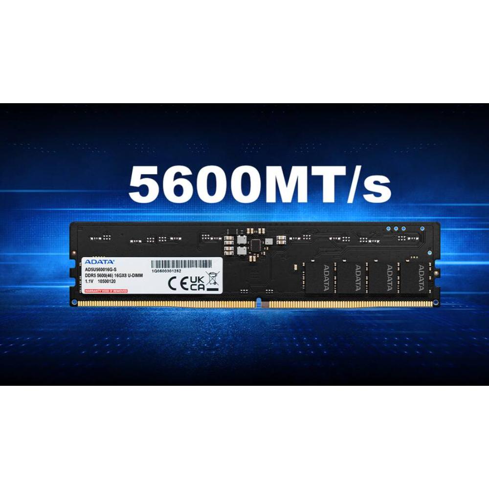 ADATA DDR5 5600 U-DIMM | Desktop Memory RAM | 8GB / 16GB / 32GB / 64GB | 1.1V