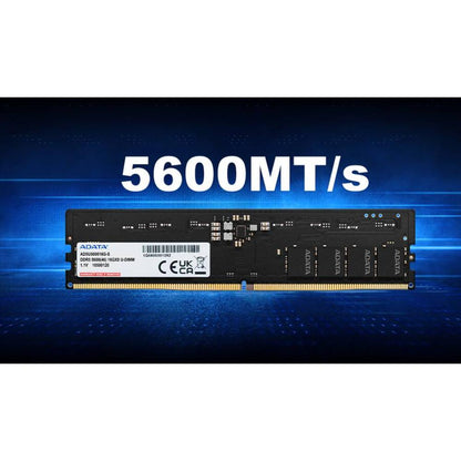 ADATA DDR5 5600 U-DIMM | Desktop Memory RAM | 8GB / 16GB / 32GB / 64GB | 1.1V