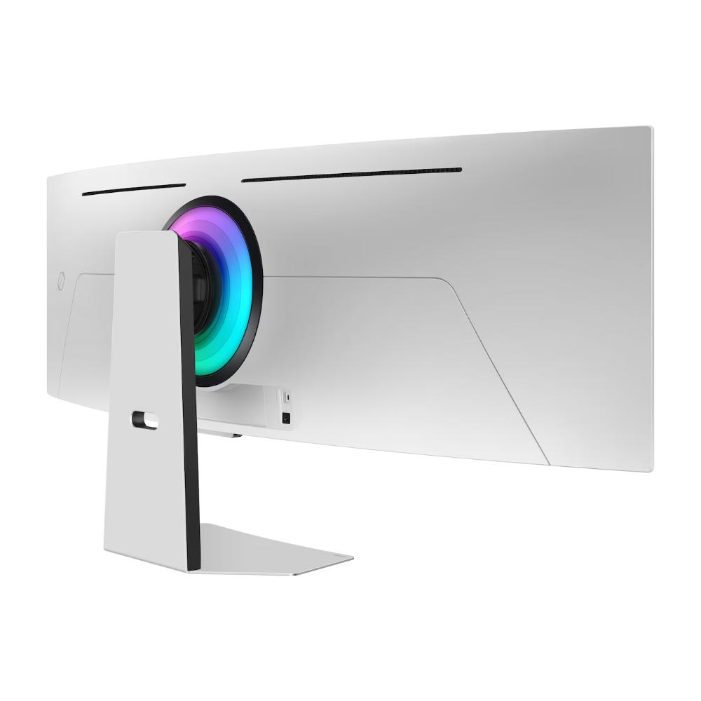 Samsung Odyssey OLED G9 G95SC | 49-Inch Curved Gaming Monitor | Dual QHD 240Hz | 0.03ms | Smart OLED | Height Adjustable Stand