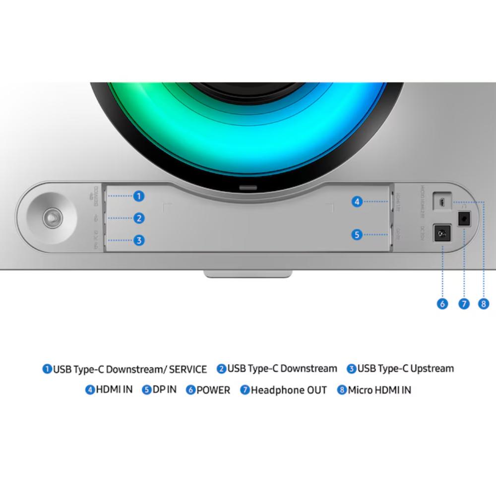 Samsung 49" Odyssey OLED G9 G93SD DQHD 240Hz OLED Gaming Monitor | 5120 × 1440 | 0.03ms | 1800R Curved | OLED Glare Free | FreeSync Premium Pro | G-Sync Compatible