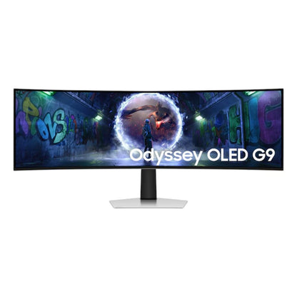 Samsung 49" Odyssey OLED G9 G93SD DQHD 240Hz OLED Gaming Monitor | 5120 × 1440 | 0.03ms | 1800R Curved | OLED Glare Free | FreeSync Premium Pro | G-Sync Compatible