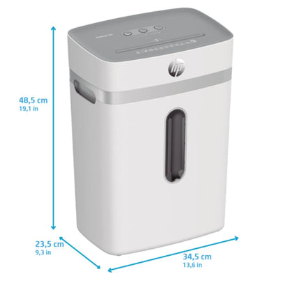 HP OneShred 12CC | Cross Cut Paper Shredder | 12-Sheet Capacity | 23L Bin | P-4 Security Level