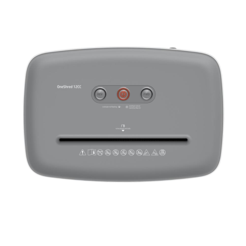 HP OneShred 12CC | Cross Cut Paper Shredder | 12-Sheet Capacity | 23L Bin | P-4 Security Level