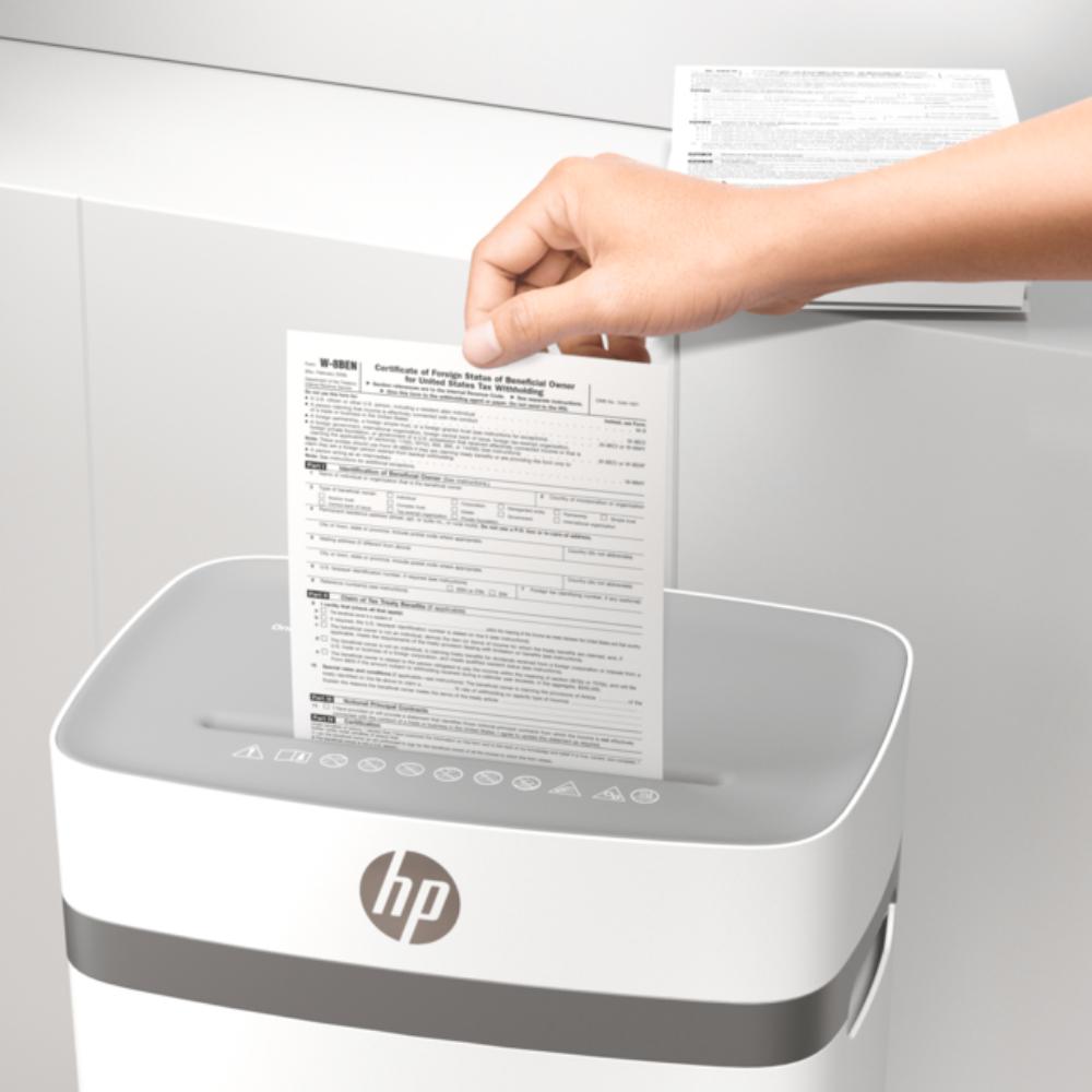 HP OneShred 12CC | Cross Cut Paper Shredder | 12-Sheet Capacity | 23L Bin | P-4 Security Level