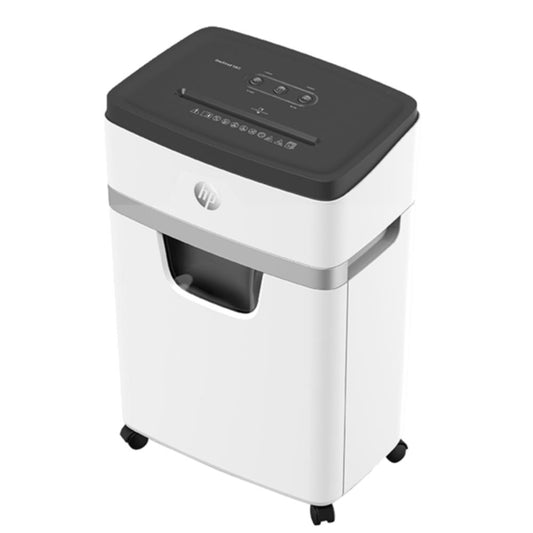 HP OneShred 18CC Cross Cut Paper Shredder | 18-Sheet Capacity | P-4 Security | 25L Bin | Auto Reverse | 450W Motor