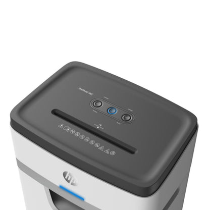 HP OneShred 18CC Cross Cut Paper Shredder | 18-Sheet Capacity | P-4 Security | 25L Bin | Auto Reverse | 450W Motor