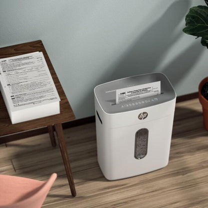 HP W1508CC Cross Cut Paper Shredder | 8-Sheet Capacity | P-4 Security | 15L Bin | 5 × 18mm Cut Size | 200W | 1.8m/min
