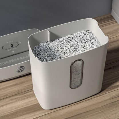 HP W1508CC Cross Cut Paper Shredder | 8-Sheet Capacity | P-4 Security | 15L Bin | 5 × 18mm Cut Size | 200W | 1.8m/min