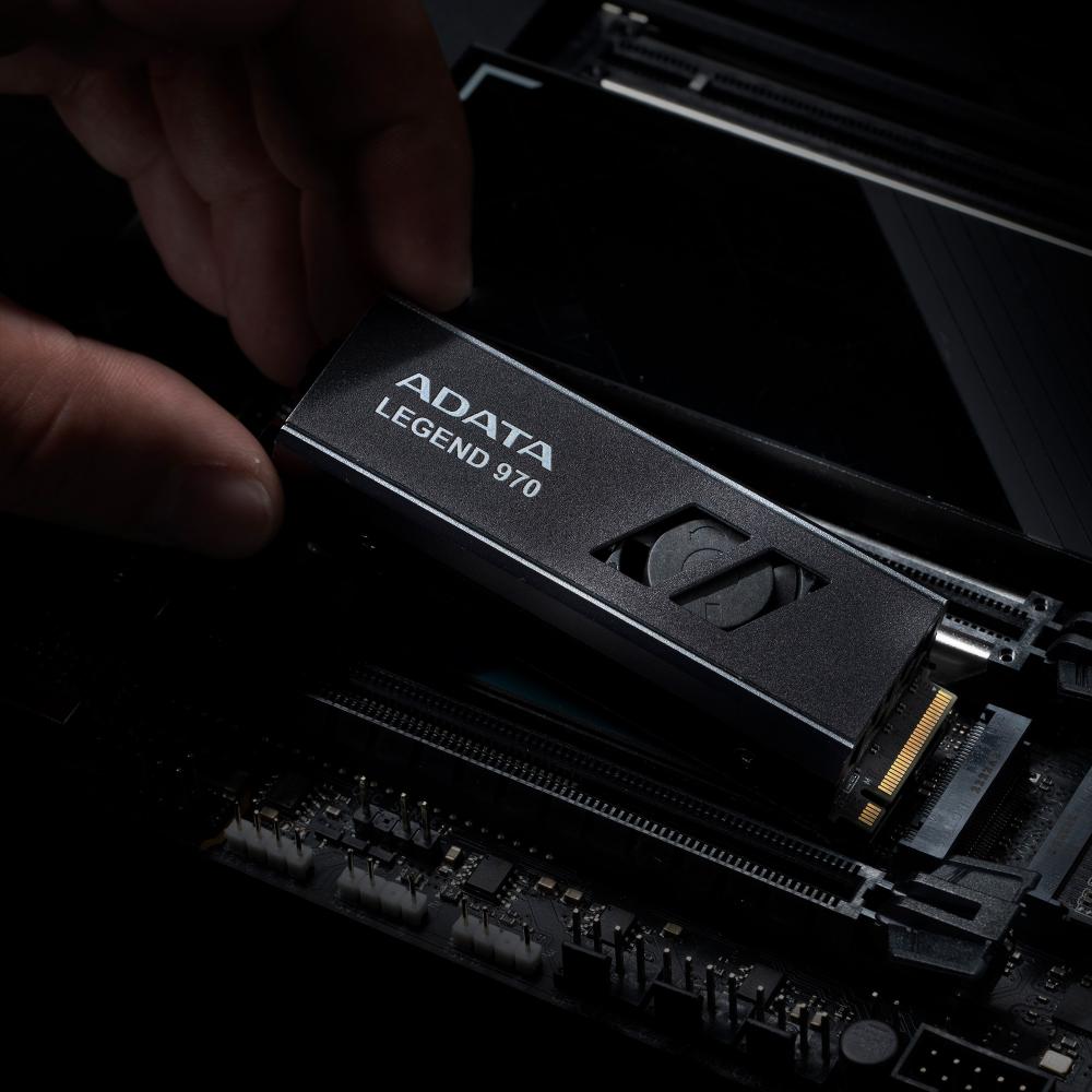 ADATA LEGEND 970 | PCIe Gen5 x4 NVMe M.2 2280 SSD | Active Cooling | Up to 10000MB/s | 1TB / 2TB / 4TB