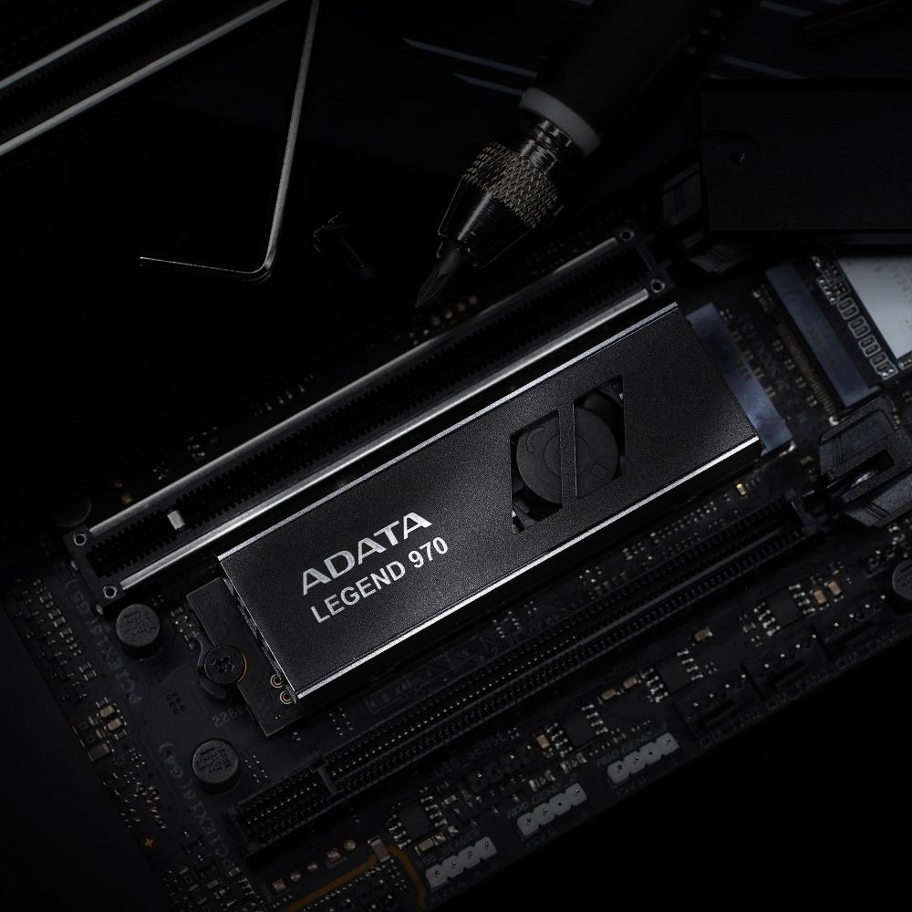 ADATA LEGEND 970 | PCIe Gen5 x4 NVMe M.2 2280 SSD | Active Cooling | Up to 10000MB/s | 1TB / 2TB / 4TB