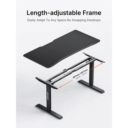 AndaSeat Xtreme Series Electric Height Adjustable Gaming Desk | Single Motor | Ergonomic Standing Desk | Digital Control Panel