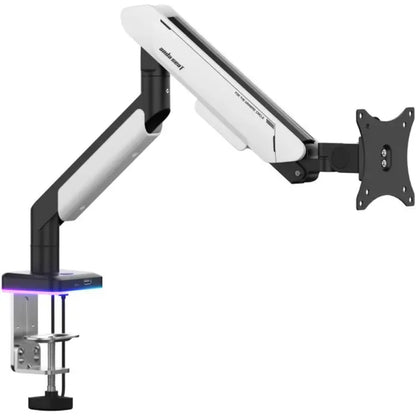 AndaSeat Stealth Pro II Single Monitor Arm | Heavy-Duty Gas-Spring Mount for 17" to 42" Screens