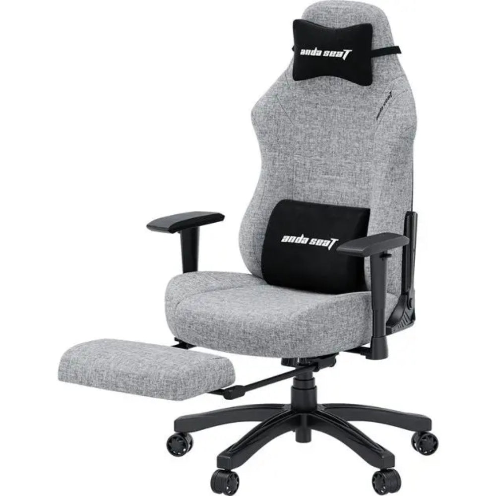 AndaSeat Luna Pro Gaming Chair with Footrest | Ergonomic Reclining | Folding Recliner Seat | Neck & Lumbar Support | Heavy-Duty Frame | ADULT SIZE