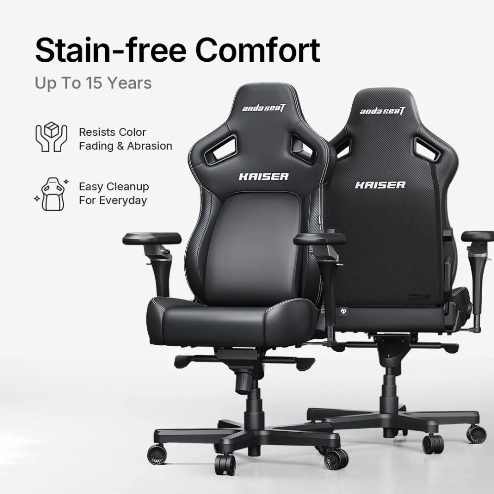 AndaSeat Kaiser 4 V2 Gaming Chair | 6D Armrests | Pop-Out 4-Way Lumbar Support | Magnetic Head Pillow | Premium Ergonomic Gaming & Office Chair