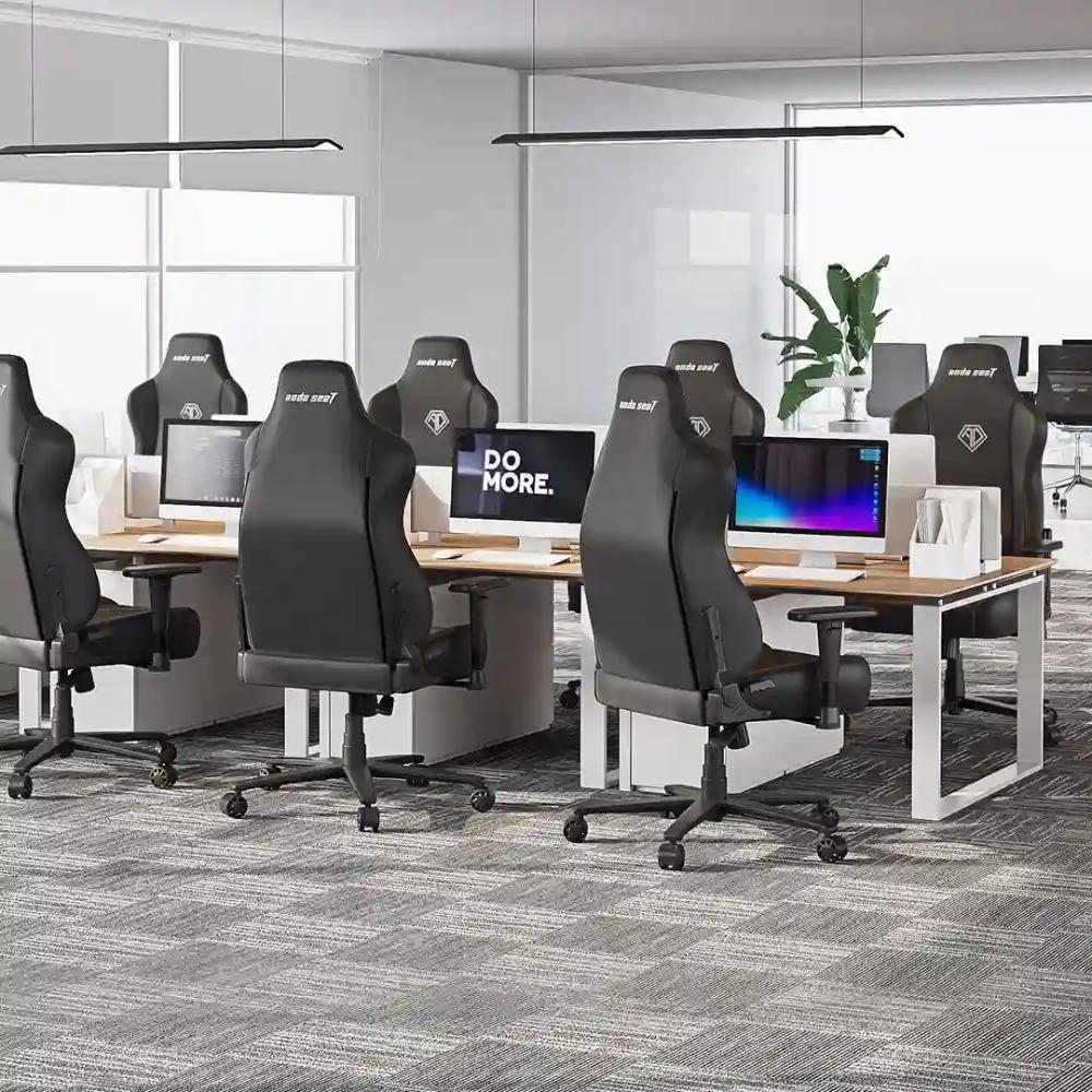 AndaSeat Novis Series Gaming Chair | Budget Ergonomic Gaming Chair | Premium PVC Leather & Linen Fabric | Up to 155° Recline