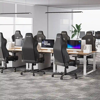 AndaSeat Novis Series Gaming Chair | Budget Ergonomic Gaming Chair | Premium PVC Leather & Linen Fabric | Up to 155° Recline