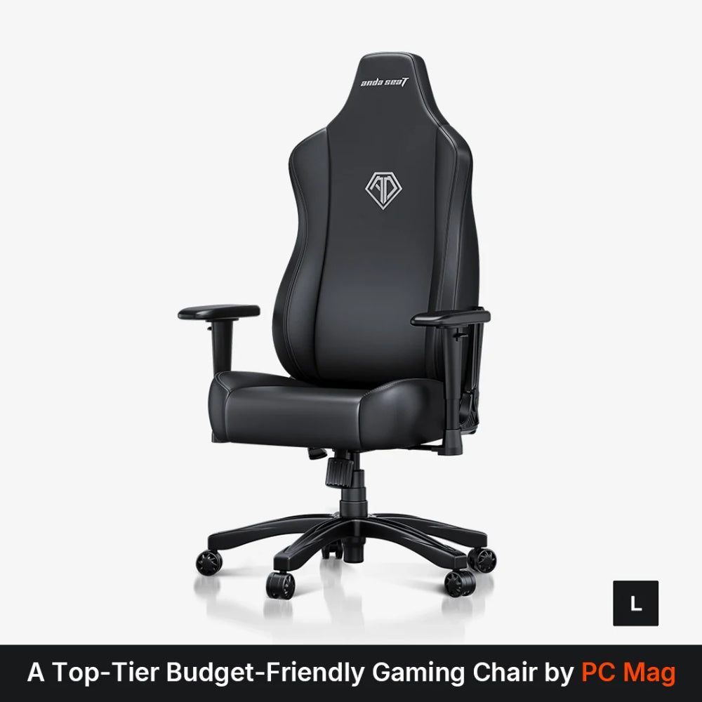 AndaSeat Novis Series L | Ergonomic Gaming Chair for Long Hours | Adjustable Recline, Lumbar Support, Premium Upholstery