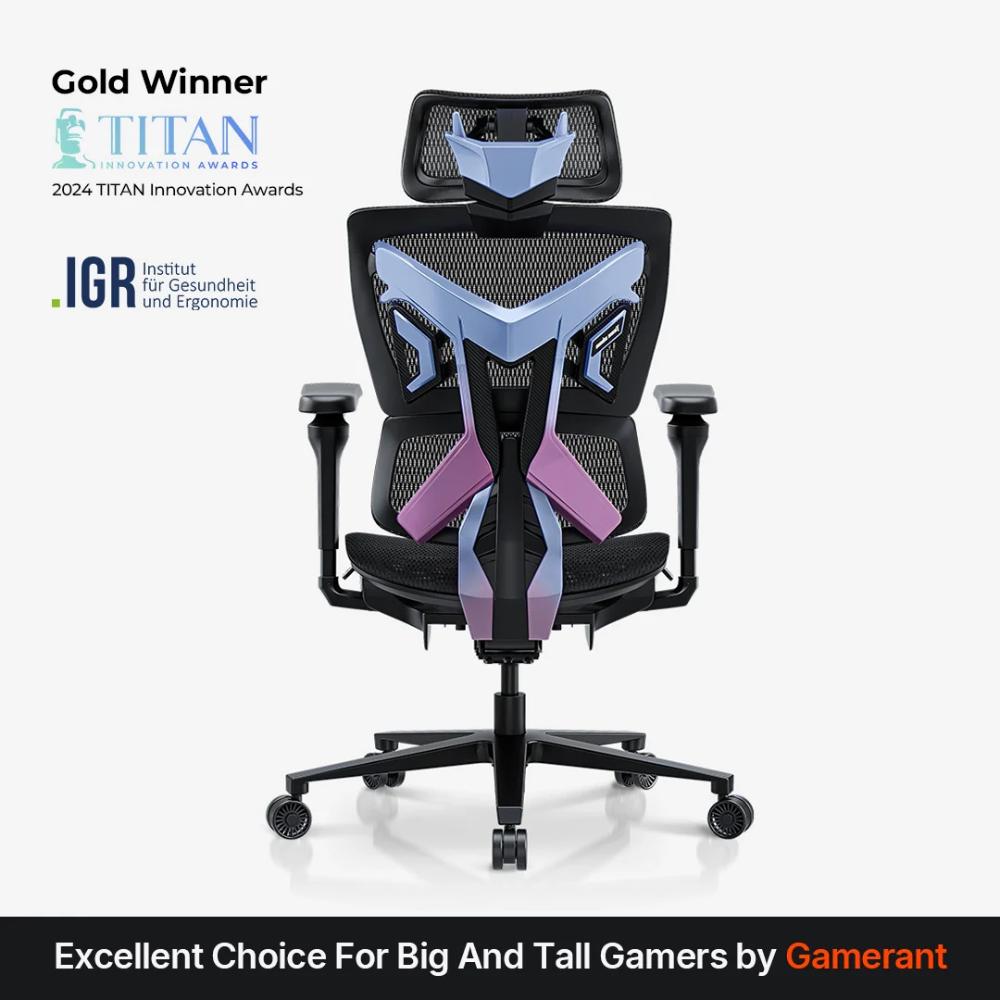 AndaSeat X-Air Pro Mesh Office Gaming Chair | Full Mesh Ergonomic Chair | 5D Armrests | Dynamic Lumbar Support | Adjustable Headrest