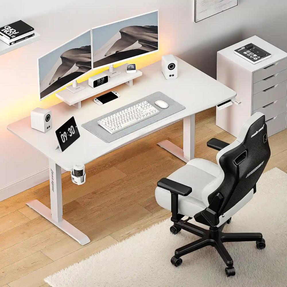 AndaSeat Xtreme Series Electric Height Adjustable Gaming Desk | Single Motor | Ergonomic Standing Desk | Digital Control Panel
