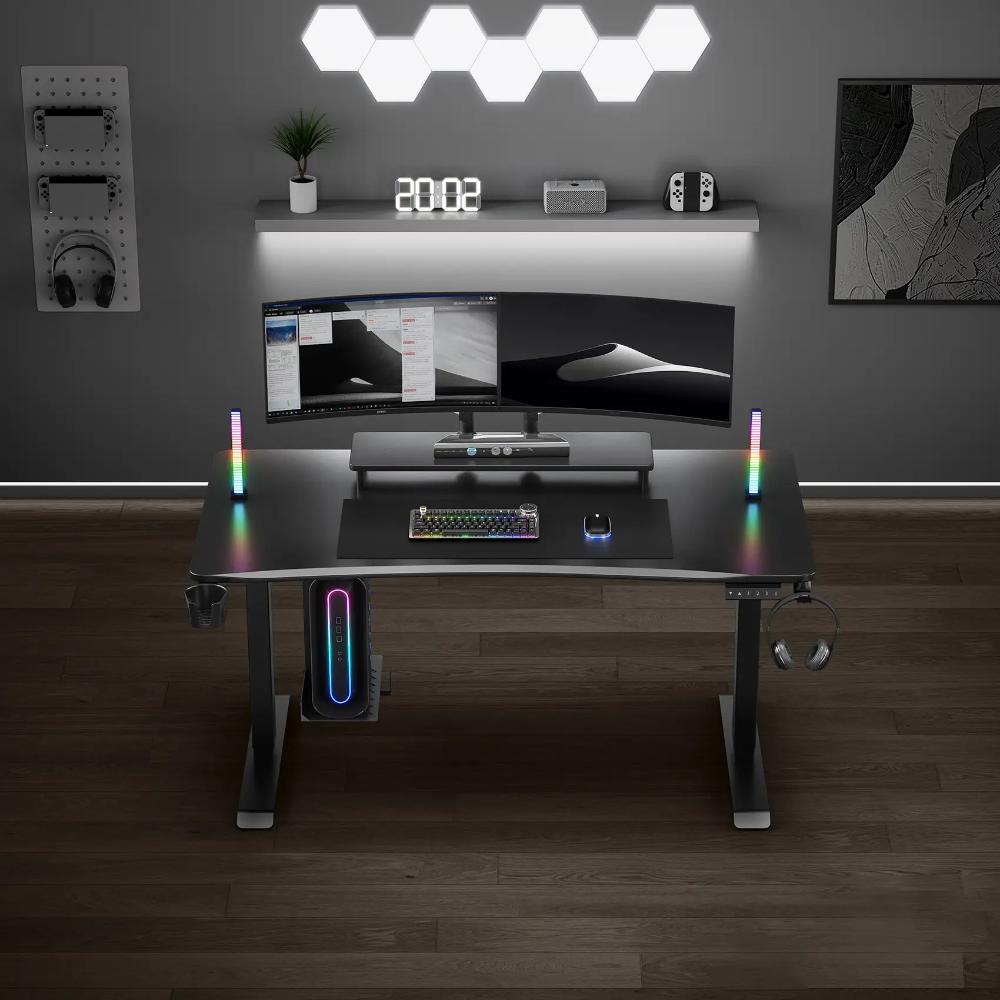 AndaSeat Xtreme Series Electric Height Adjustable Gaming Desk | Single Motor | Ergonomic Standing Desk | Digital Control Panel