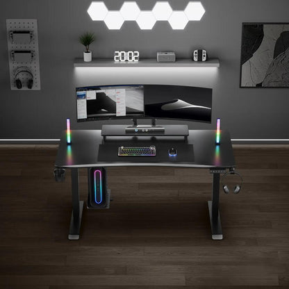AndaSeat Xtreme Series Electric Height Adjustable Gaming Desk | Single Motor | Ergonomic Standing Desk | Digital Control Panel