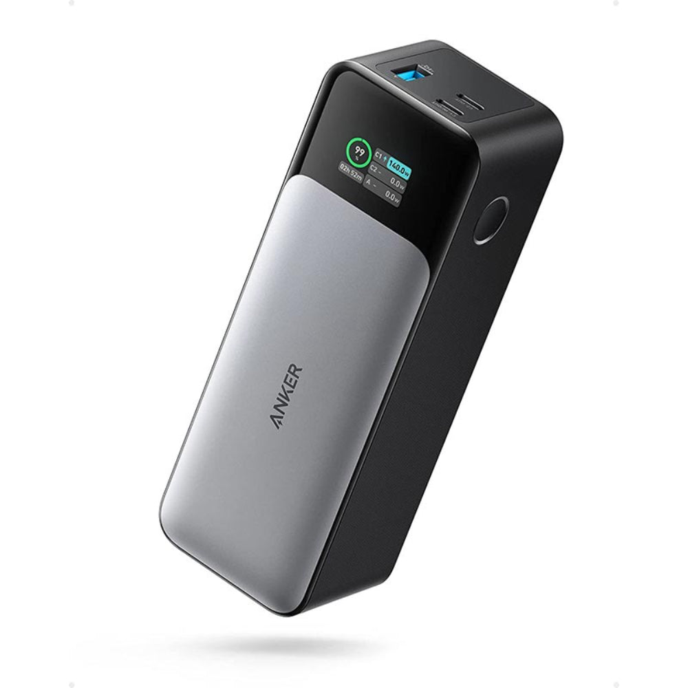 Anker A1289 | 737 Power Bank Gen 2 | PowerCore 24K | 140W GaN Prime Fast Charging | 24000mAh | Smart Digital Display | 3-Port Output | For MacBook Pro, iPhone, Galaxy, iPad, USB-C Devices