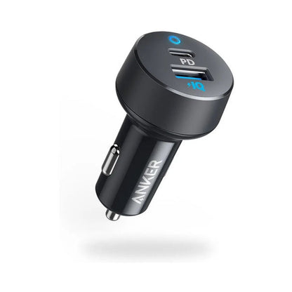 Anker PowerDrive PD+ 2 | 35W Car Charger | Dual-Port Fast Charging | 20W USB-C PD + 15W USB-A | Compact Design | For iPhone, Android, iPad, USB-C Devices