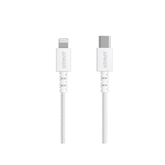 Anker A8618 | USB-C to Lightning Cable | 6FT / 1.8m | MFi Certified | 18W PD Fast Charging | Nylon Braided | For iPhone, iPad, AirPods, Lightning Devices