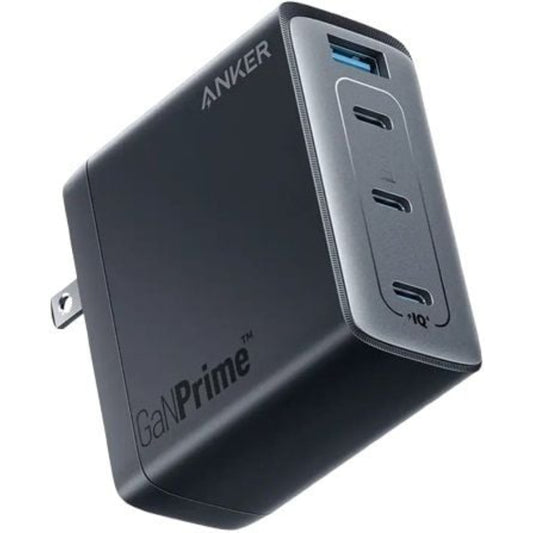 Anker A2340 | 747 GaNPrime Charger | 150W Ultra-Fast Charging | 4-Port Desktop Adapter | 3 × USB-C + 1 × USB-A | Smart Power Allocation | For MacBook Pro, iPhone, Galaxy, iPad, USB-C Devices