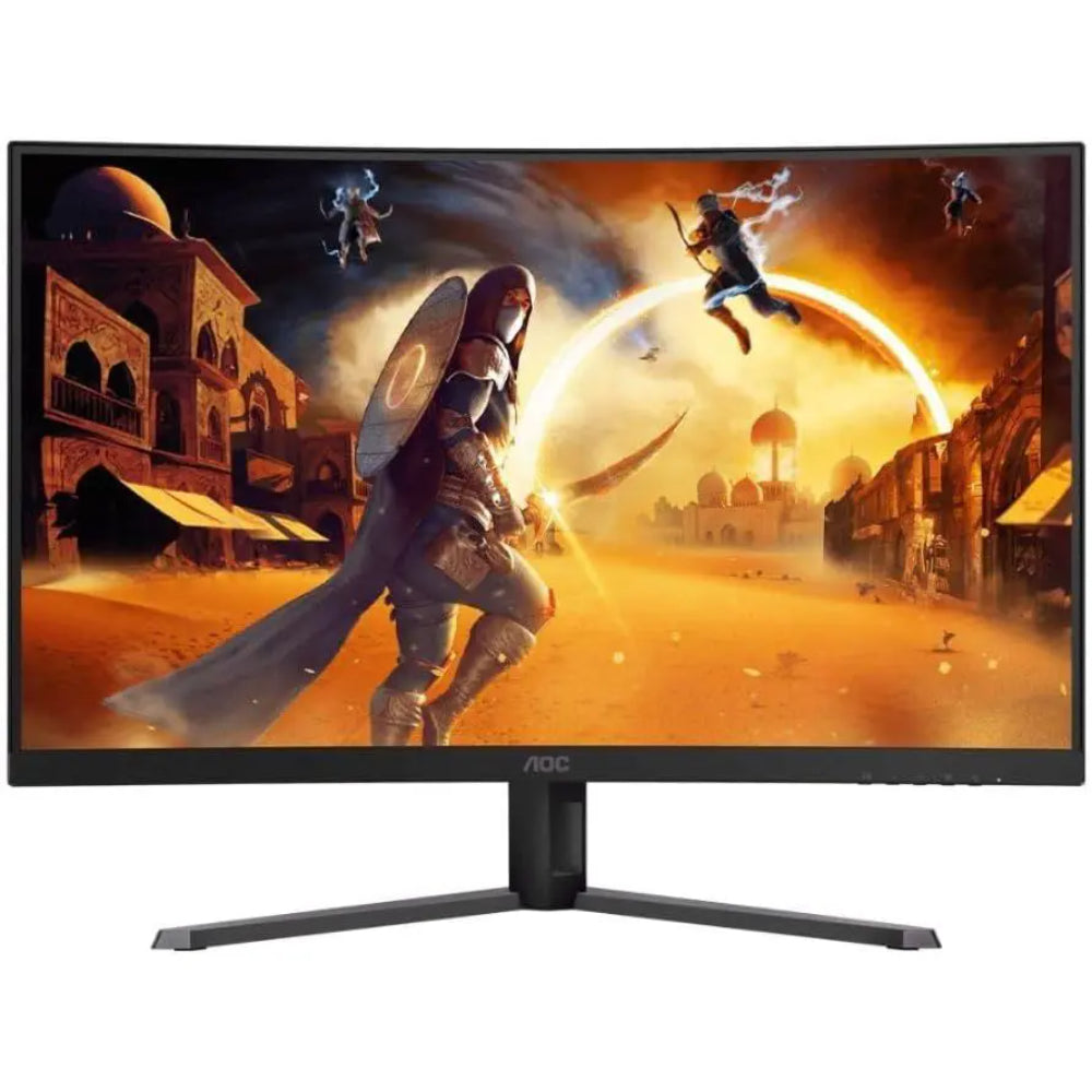 AOC CQ32G4E | 31.5" QHD Curved Gaming Monitor, 180Hz, 0.5ms, HDR10, Adaptive Sync, Fast VA Panel