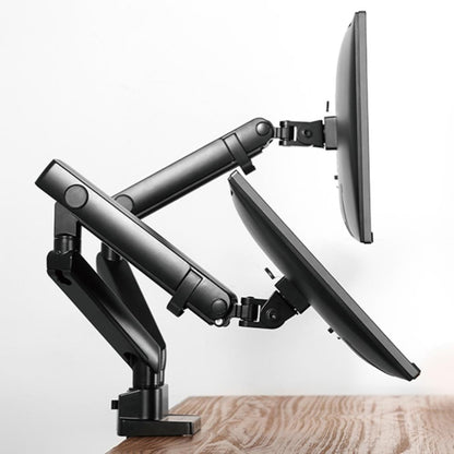 SilverStone ARM25 Dual Monitor Arm | Mechanical Spring | 17"–32" | Dual Display | VESA Mount | Clamp/Grommet