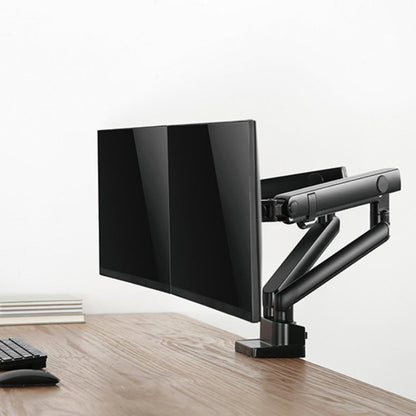 SilverStone ARM25 Dual Monitor Arm | Mechanical Spring | 17"–32" | Dual Display | VESA Mount | Clamp/Grommet
