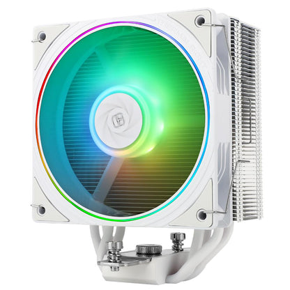 Thermalright Assassin Spirit 120 EVO Black & White | Single-Tower CPU Air Cooler | 4× 6mm Heat Pipes | 120mm PWM Fan | 5V ARGB | Intel & AMD