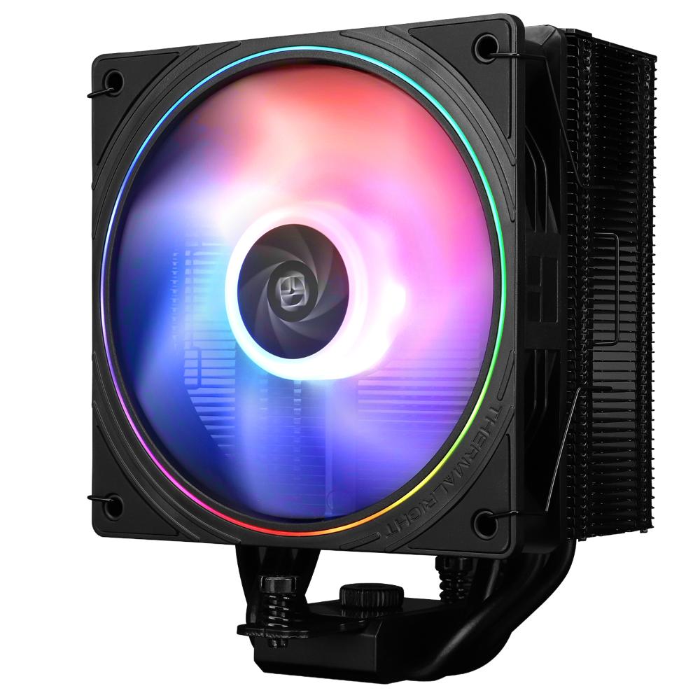 Thermalright Assassin Spirit 120 EVO Black & White | Single-Tower CPU Air Cooler | 4× 6mm Heat Pipes | 120mm PWM Fan | 5V ARGB | Intel & AMD