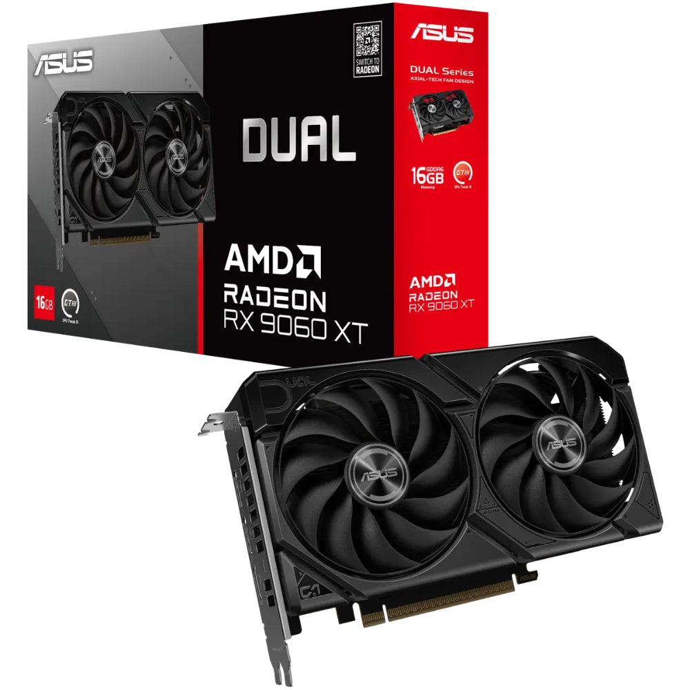 ASUS Dual Radeon RX 9060 XT 16GB | AMD RDNA 3 Architecture