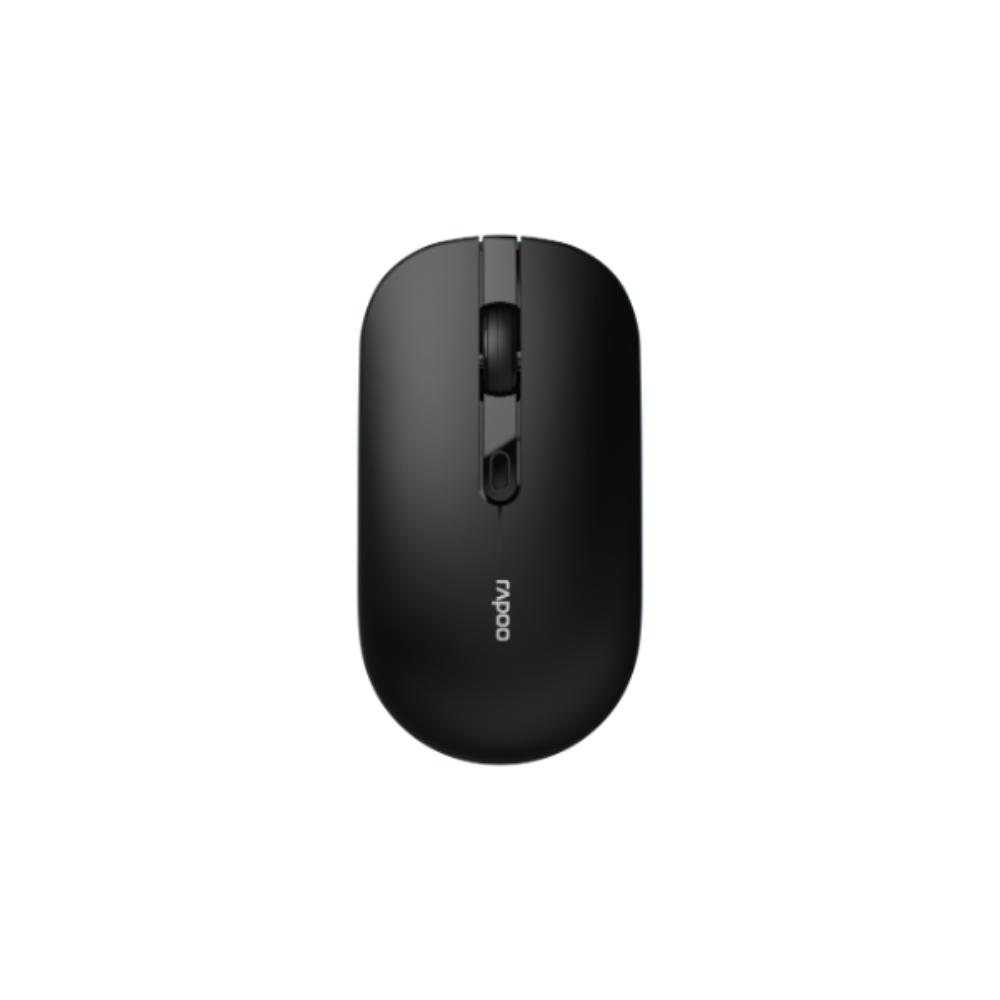 Rapoo B30 Wireless Optical Mouse | 2.4GHz Wireless | Adjustable 800–3200 DPI | Silent & Ambidextrous Design | 12-Month Battery Life | 2-Year Warranty | Black